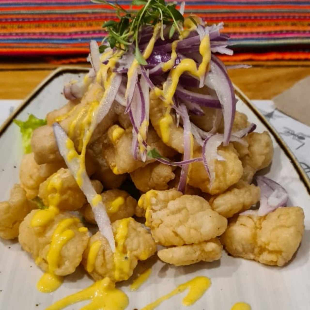 ENTRADAS CALIENTES - Ceviche Frito