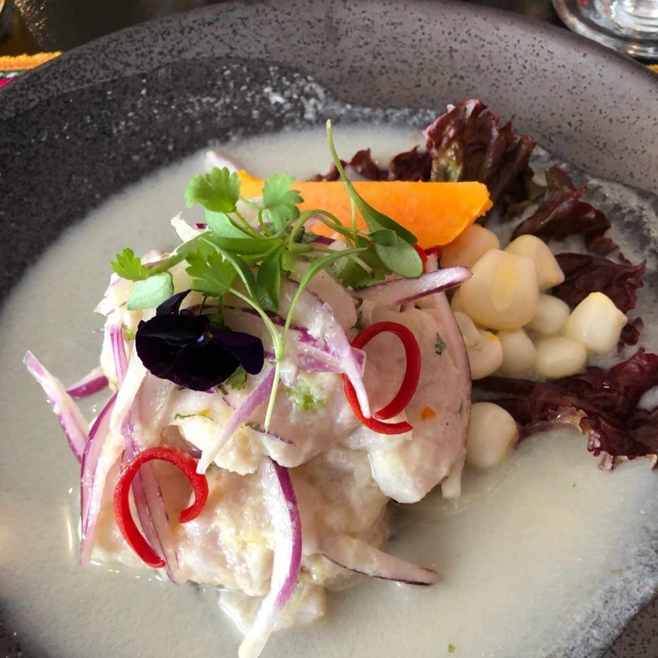 Ceviche de corvina 