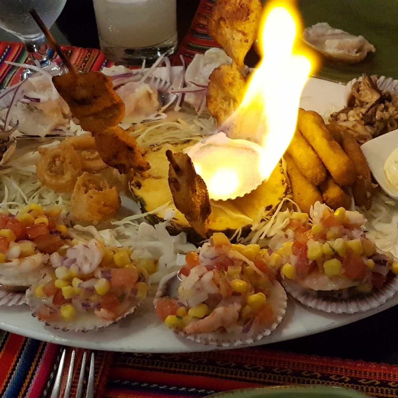 Píqueo especial de mariscos Nazca 