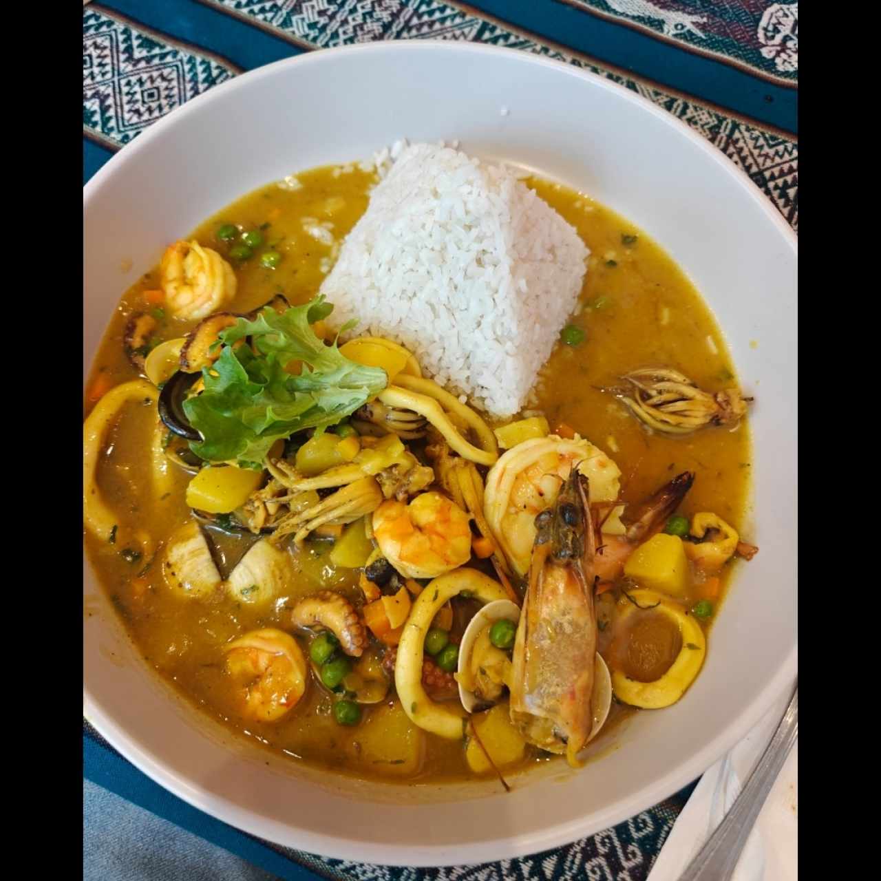 Cau cau de Mariscos
