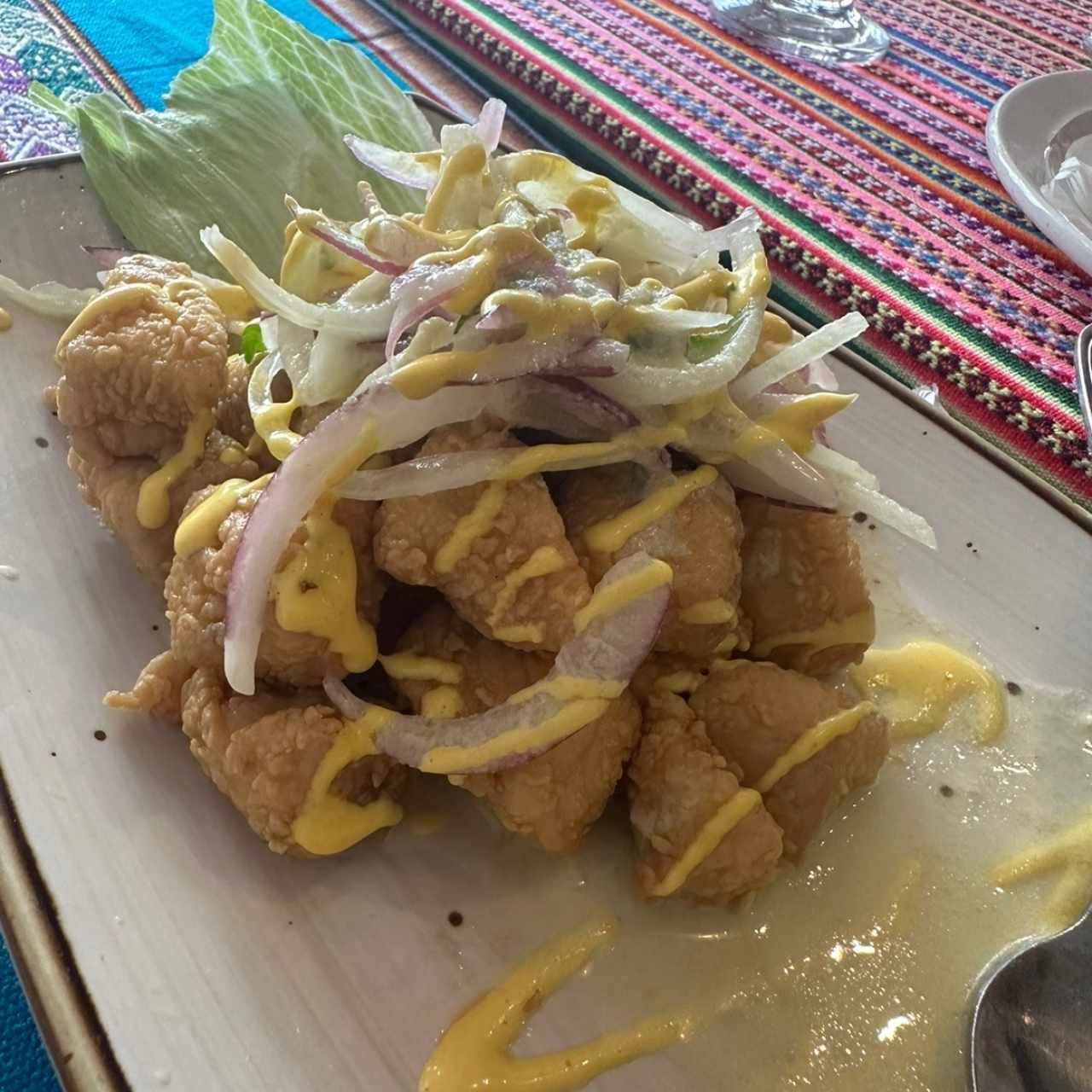 Entradas Calientes - Ceviche Frito