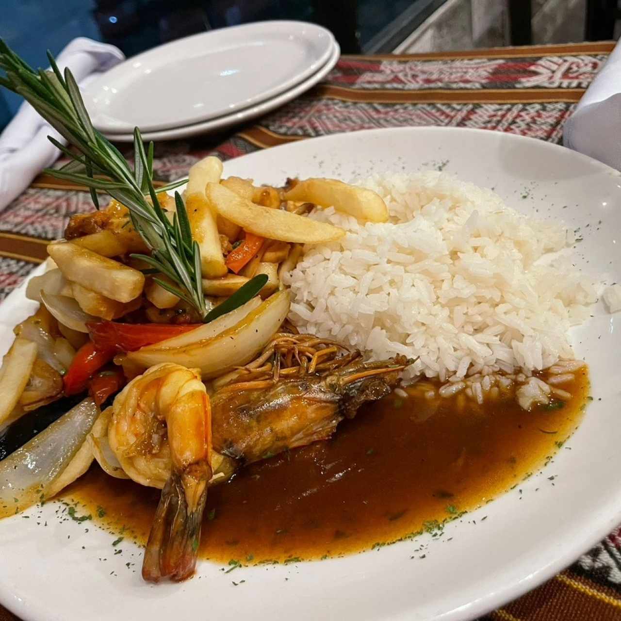 Mariscos Salteados