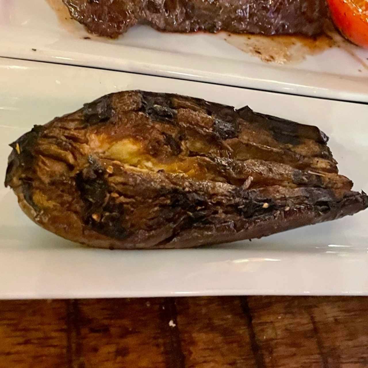 Berenjena asada 