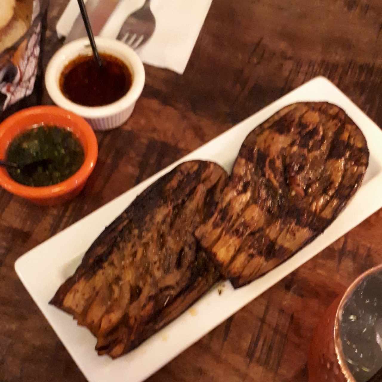 Berenjena a la parrilla