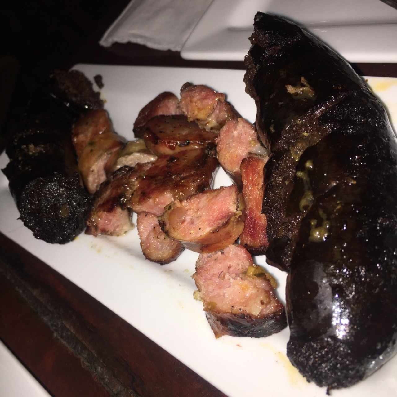 morcilla y chorizo