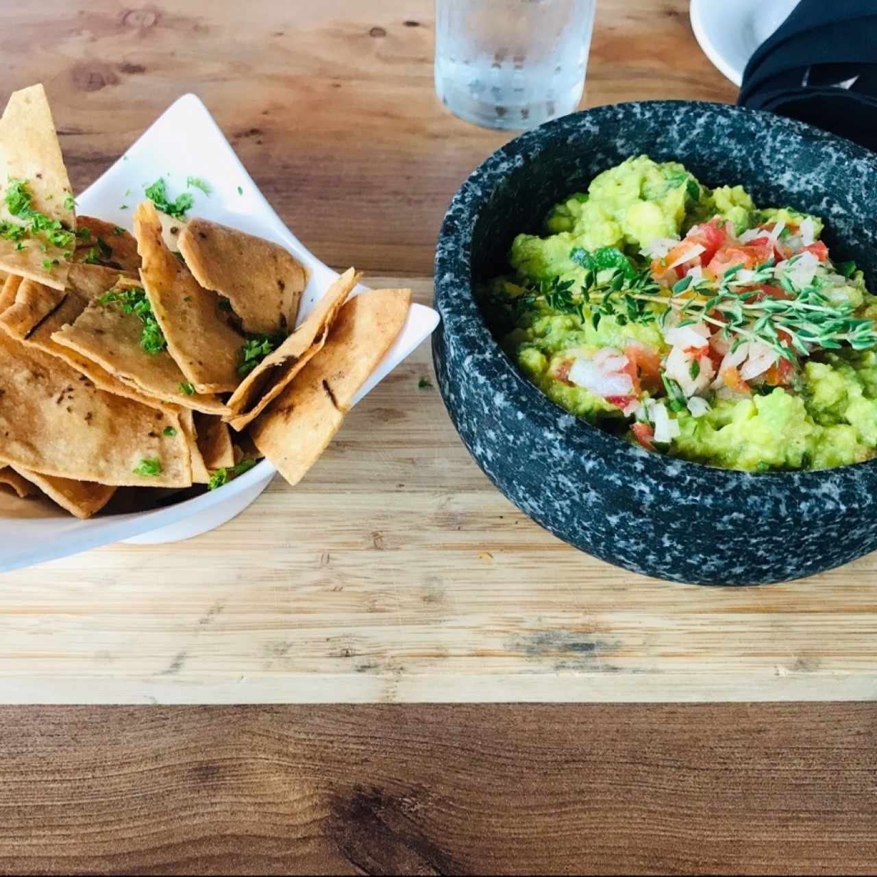 Entrada de Guacamole y Chips