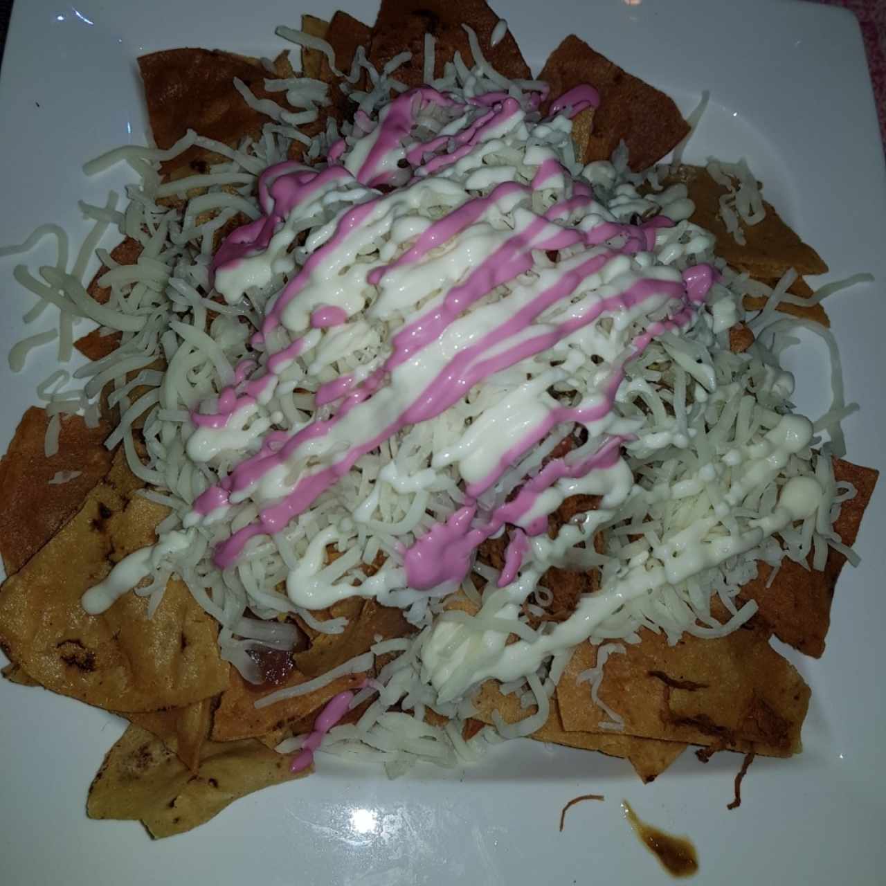 nachos de carne (porción completa)