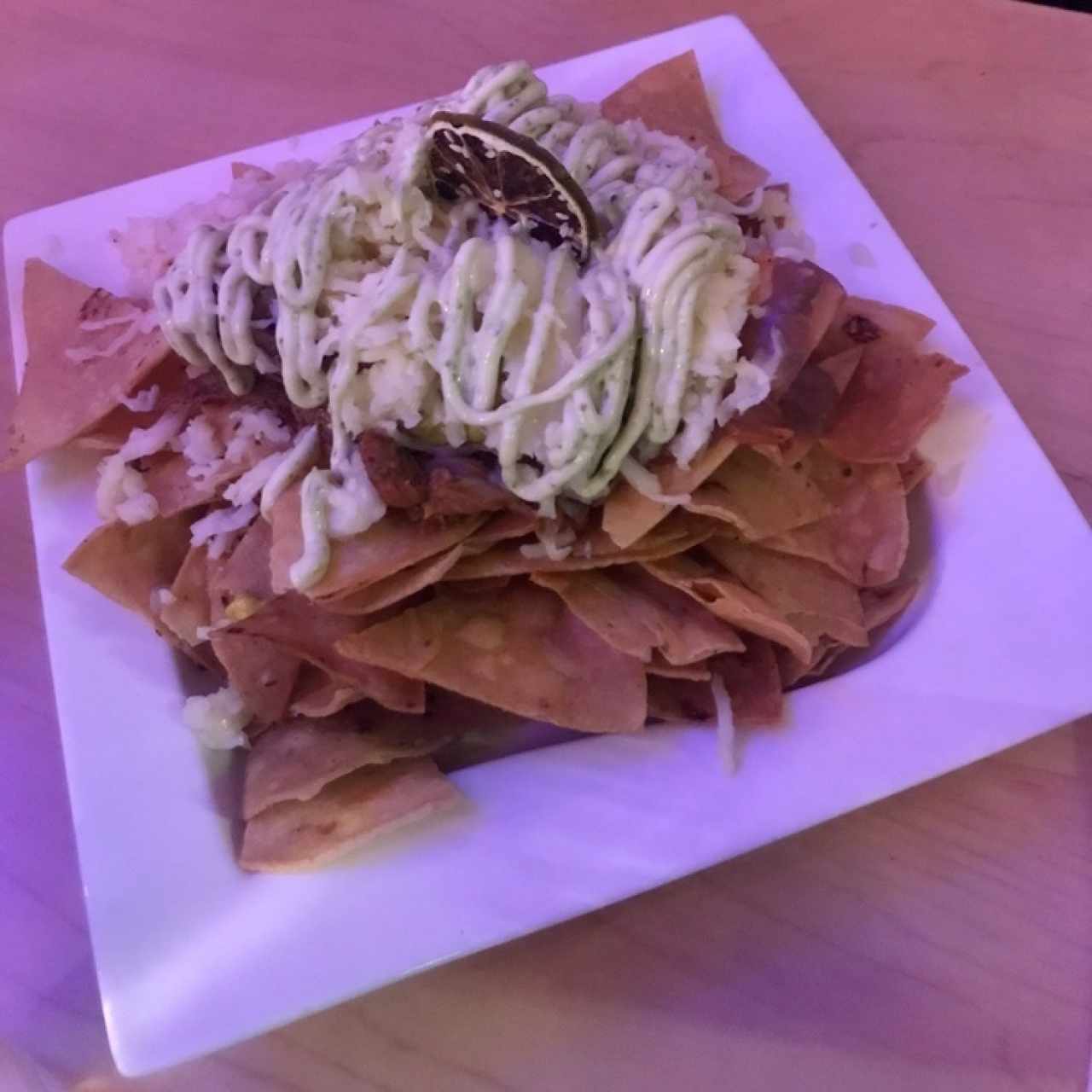 Nachos de pollo