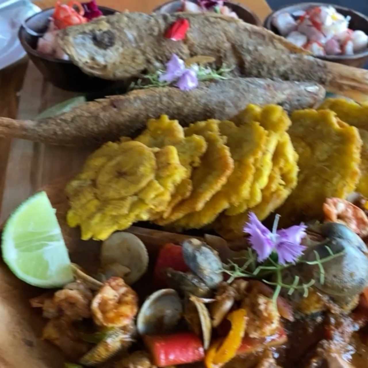 mar bandeja