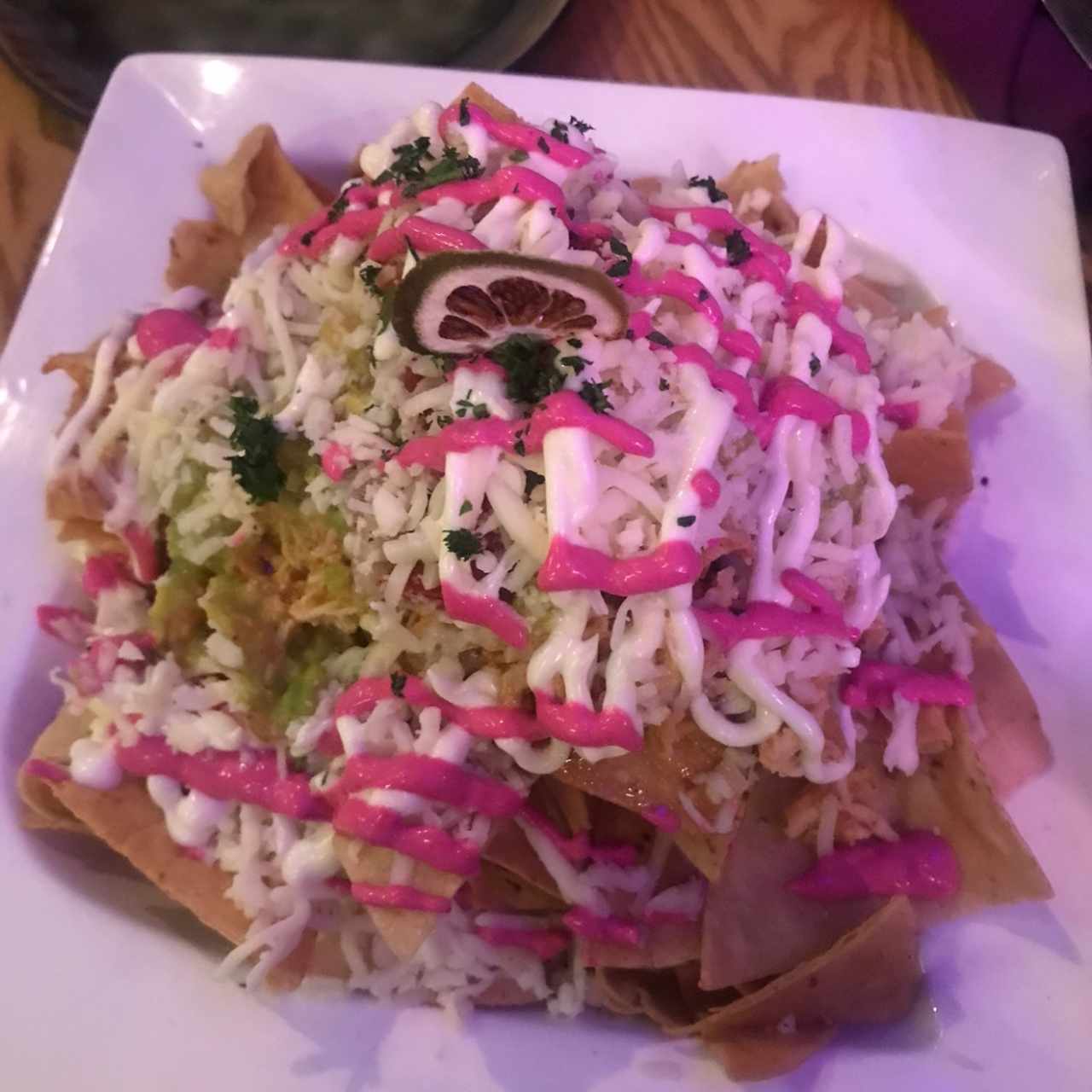 Nachos Maya con pollo