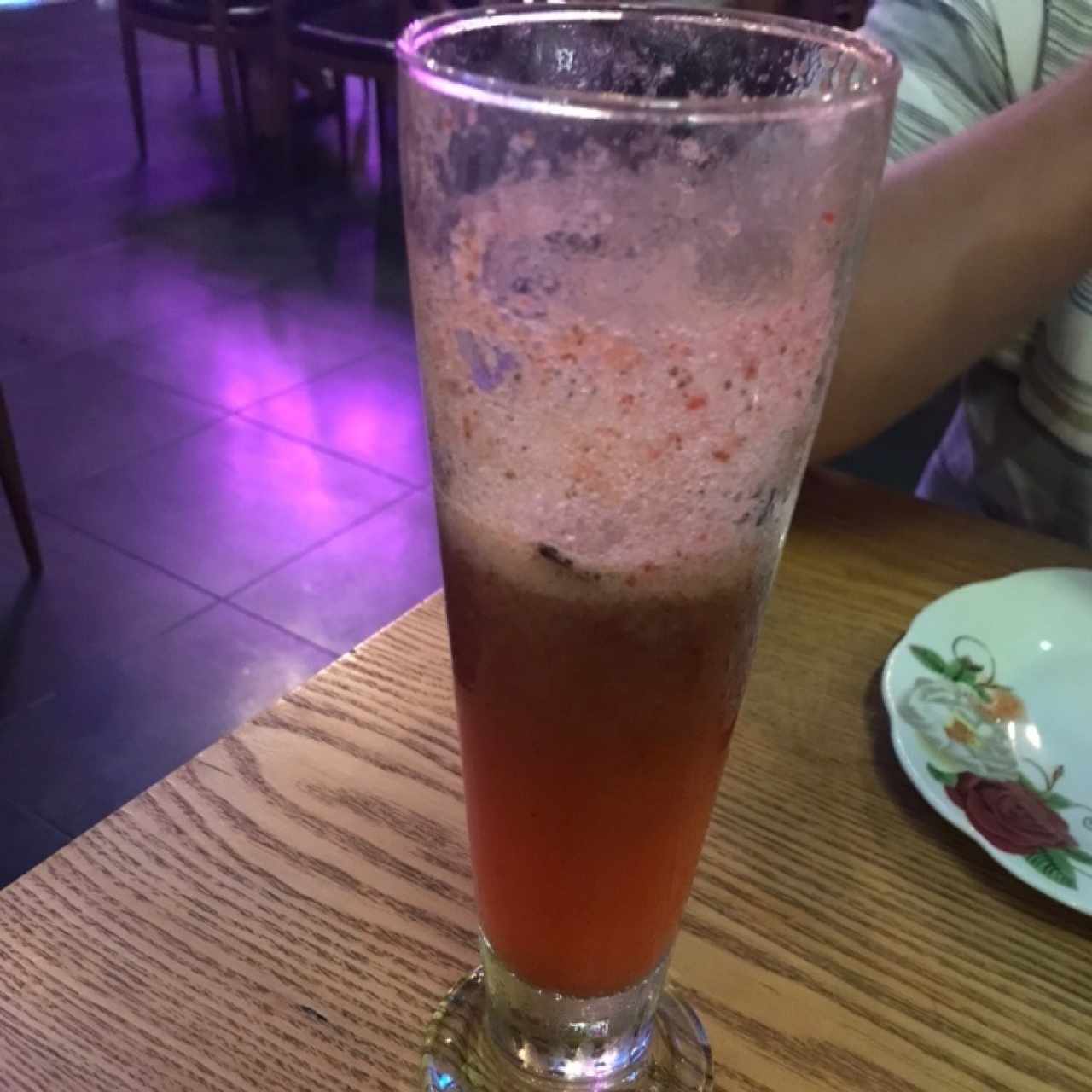 limonada de fresa y hierbabuena 