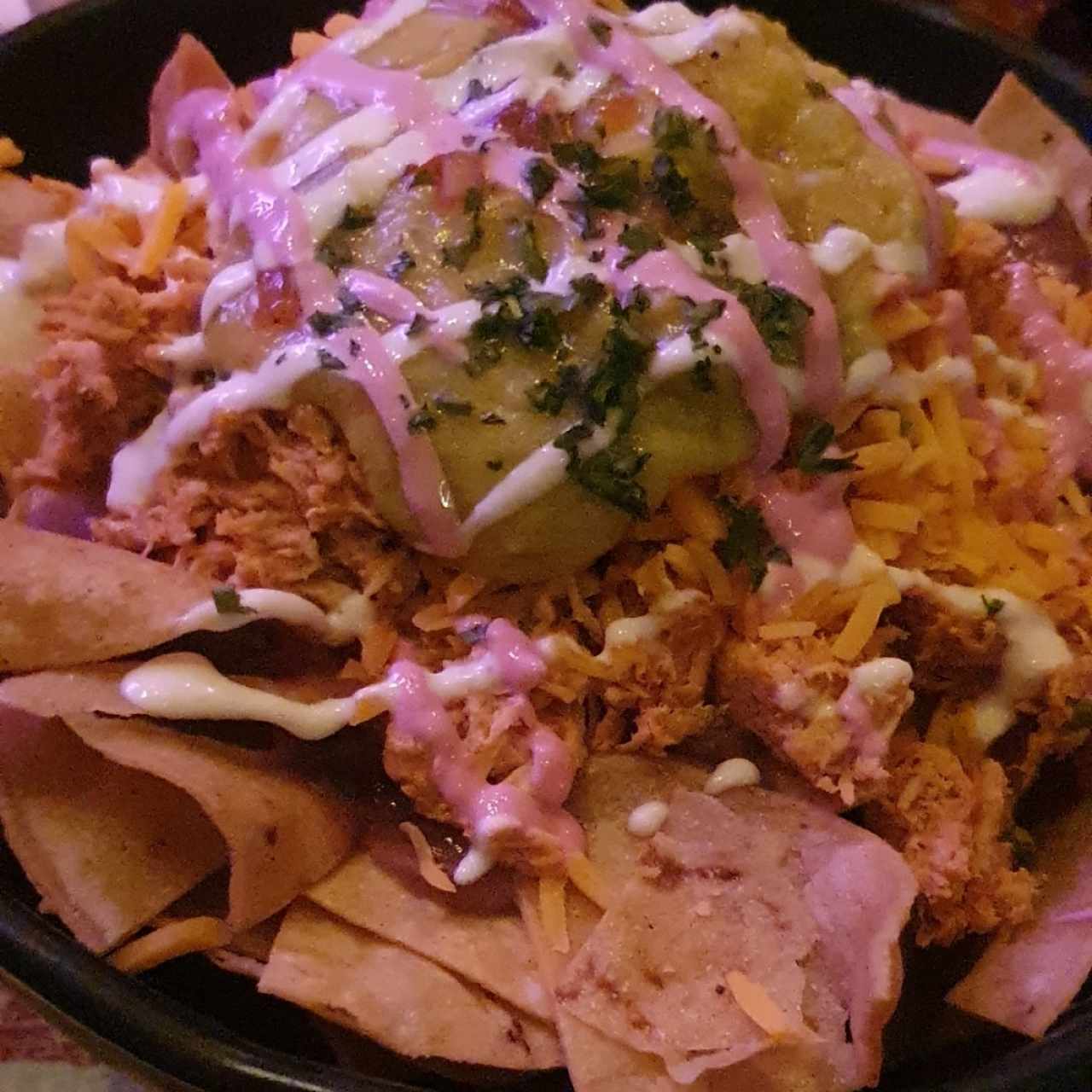 Nachos de pollo