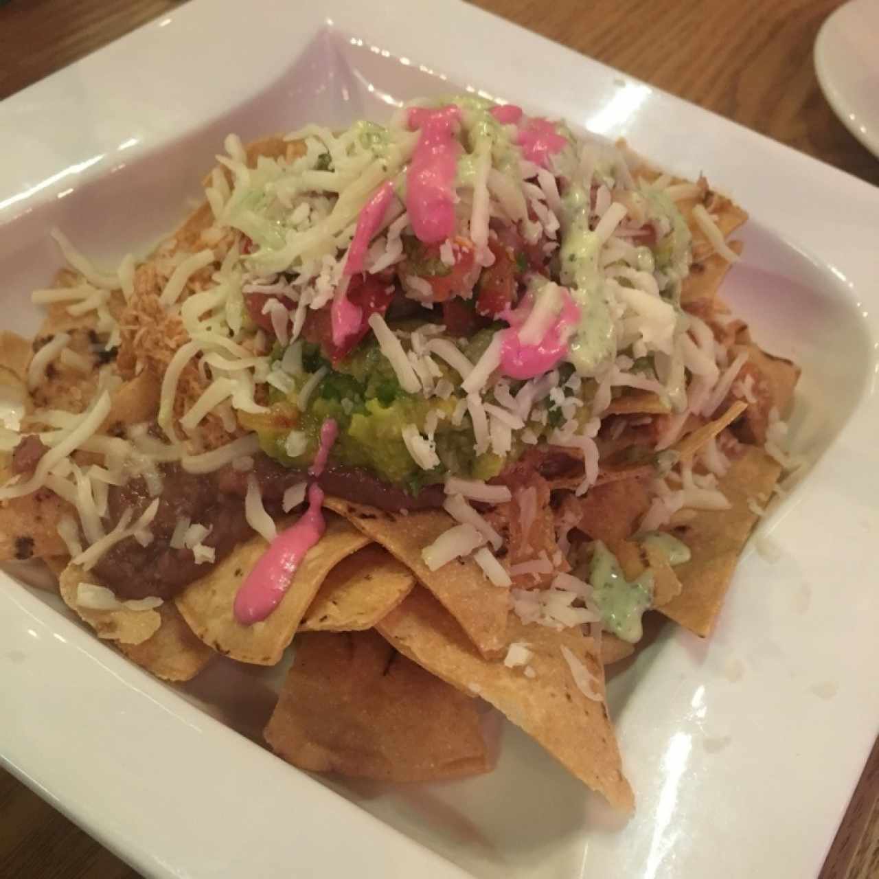 nachos de pollo