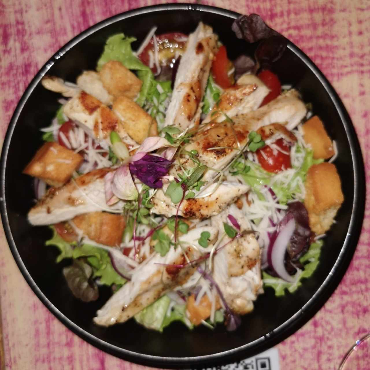 Ensalada de pollo
*Por cierto muy deliciosa. 