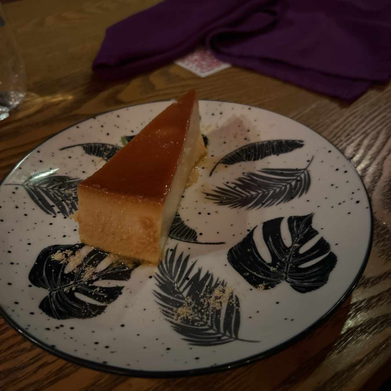 Flan de la casa