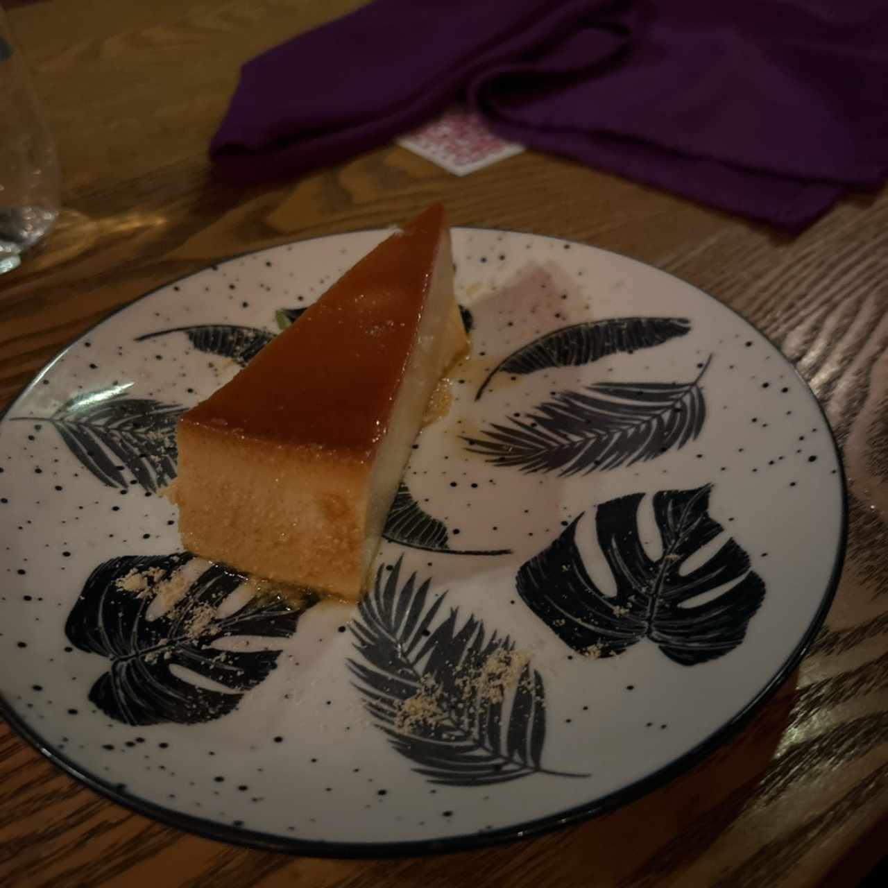 Flan de la casa