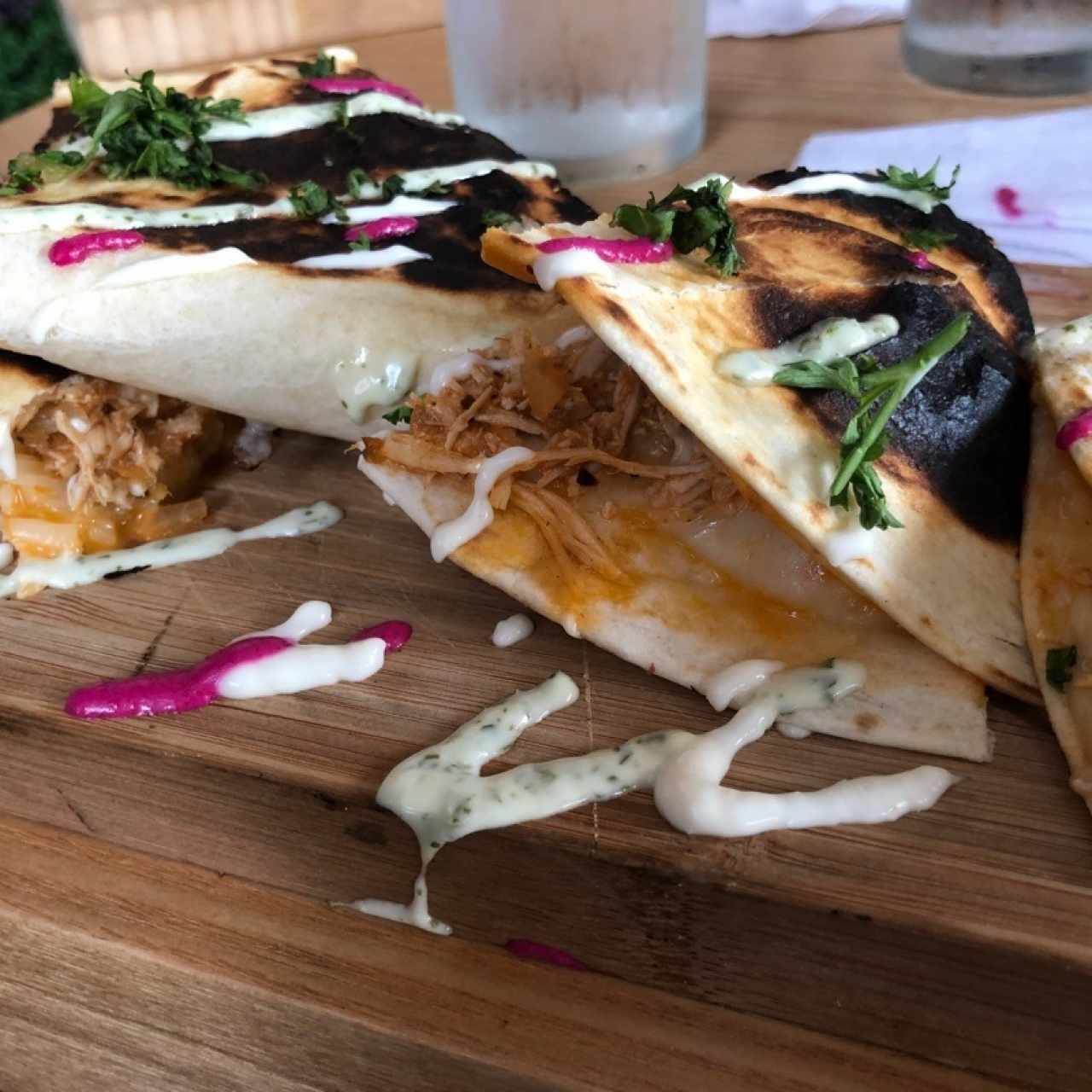 quesadillas de pollo