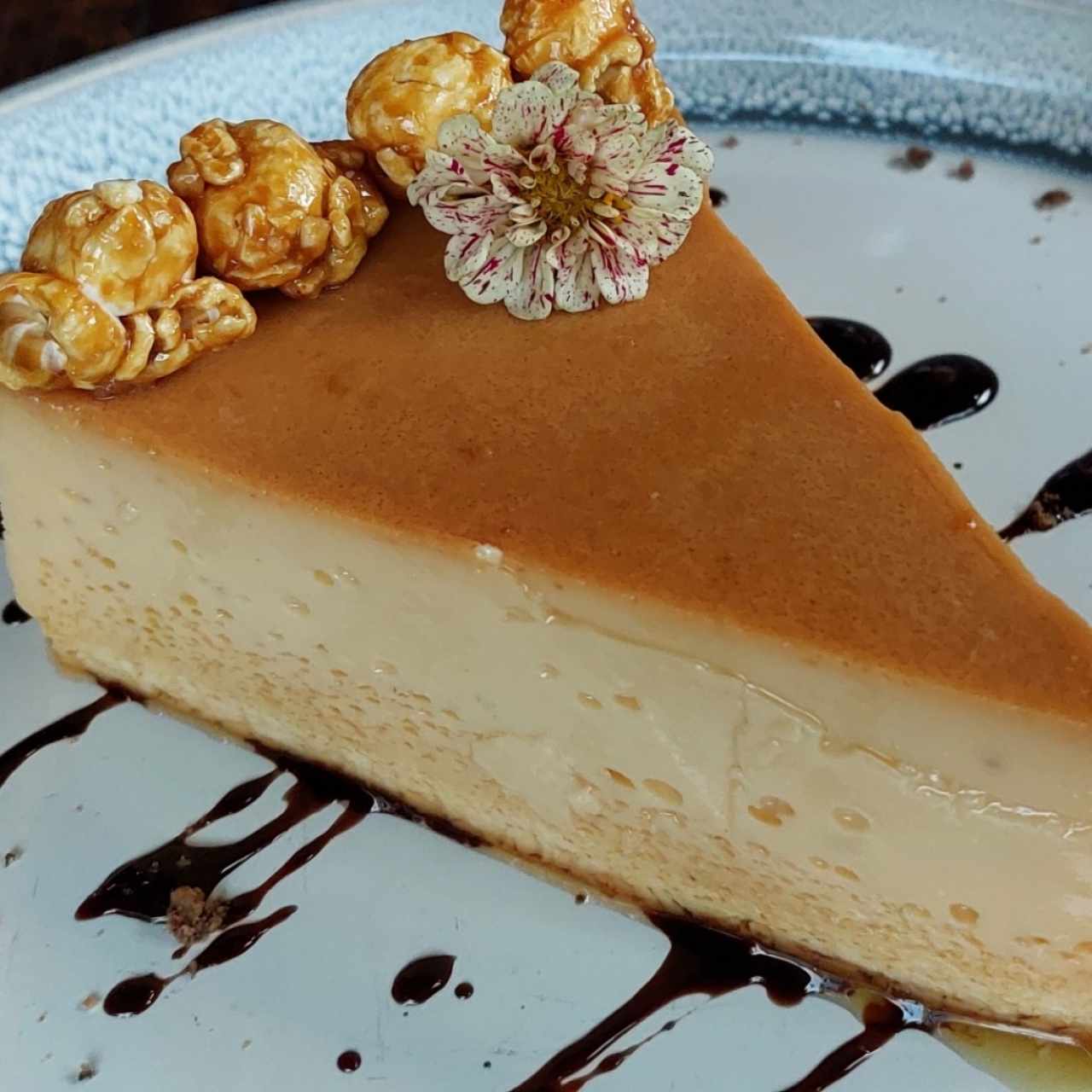 Flan de la Casa, en Textura de Maíz