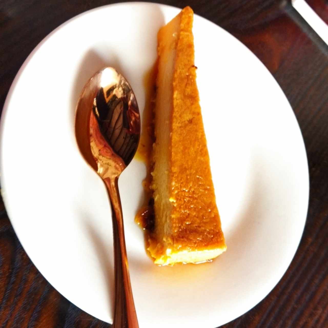 Flan de la Casa, en Textura de Maíz