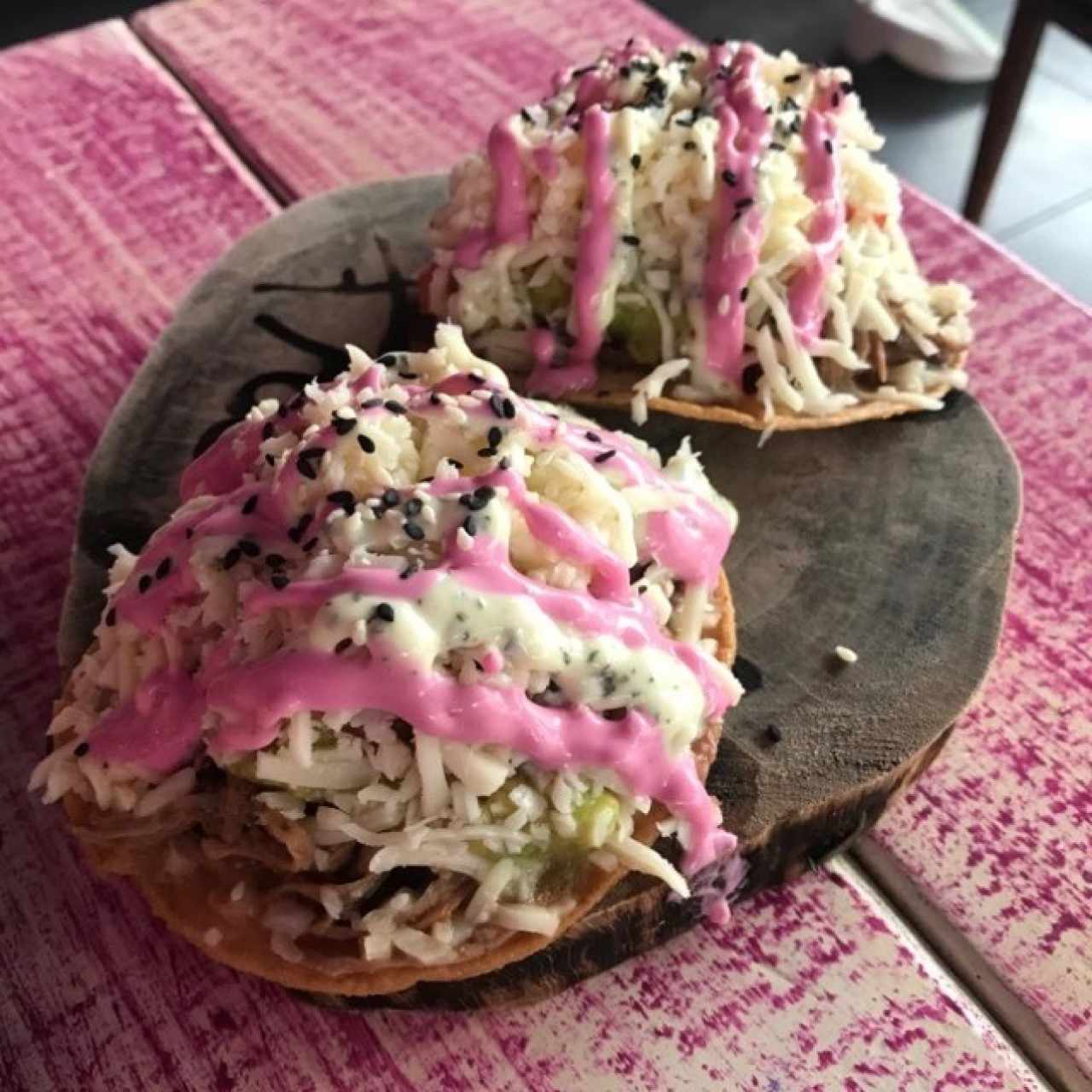 tostadas de ropa vieja.