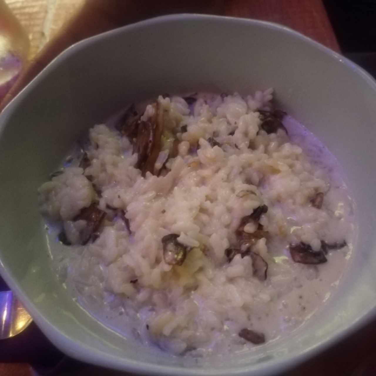 Risotto de hongos portobelo