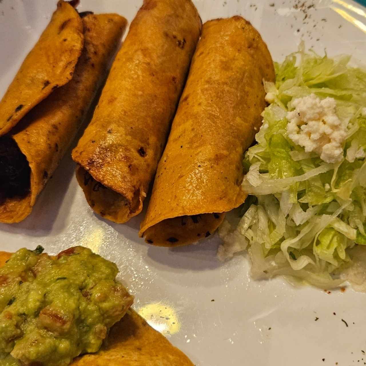 flautas de pollo