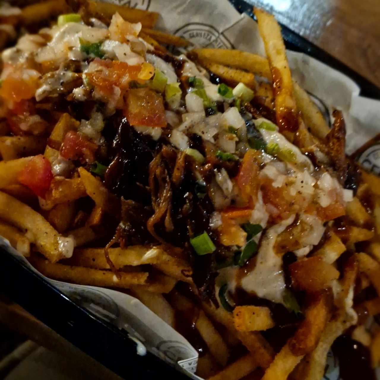 pulled pork fries 