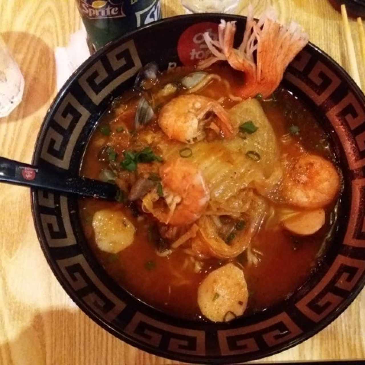 Seafood Udon (Ramen picante)