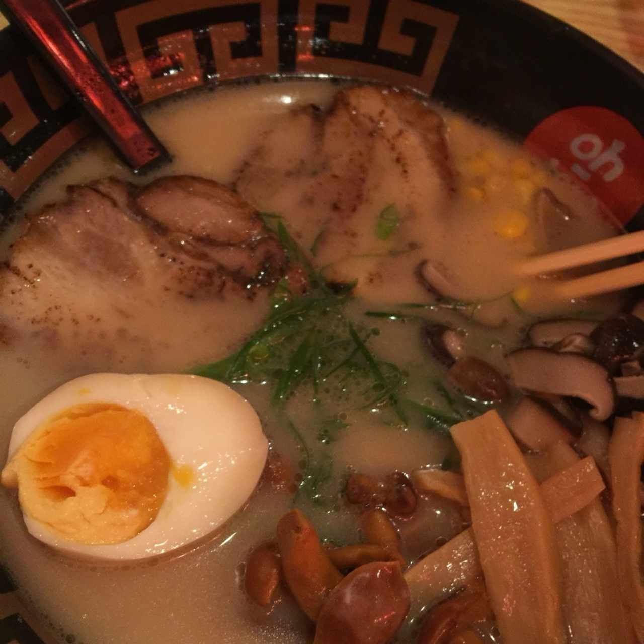 tonkotsu con maiz dulce