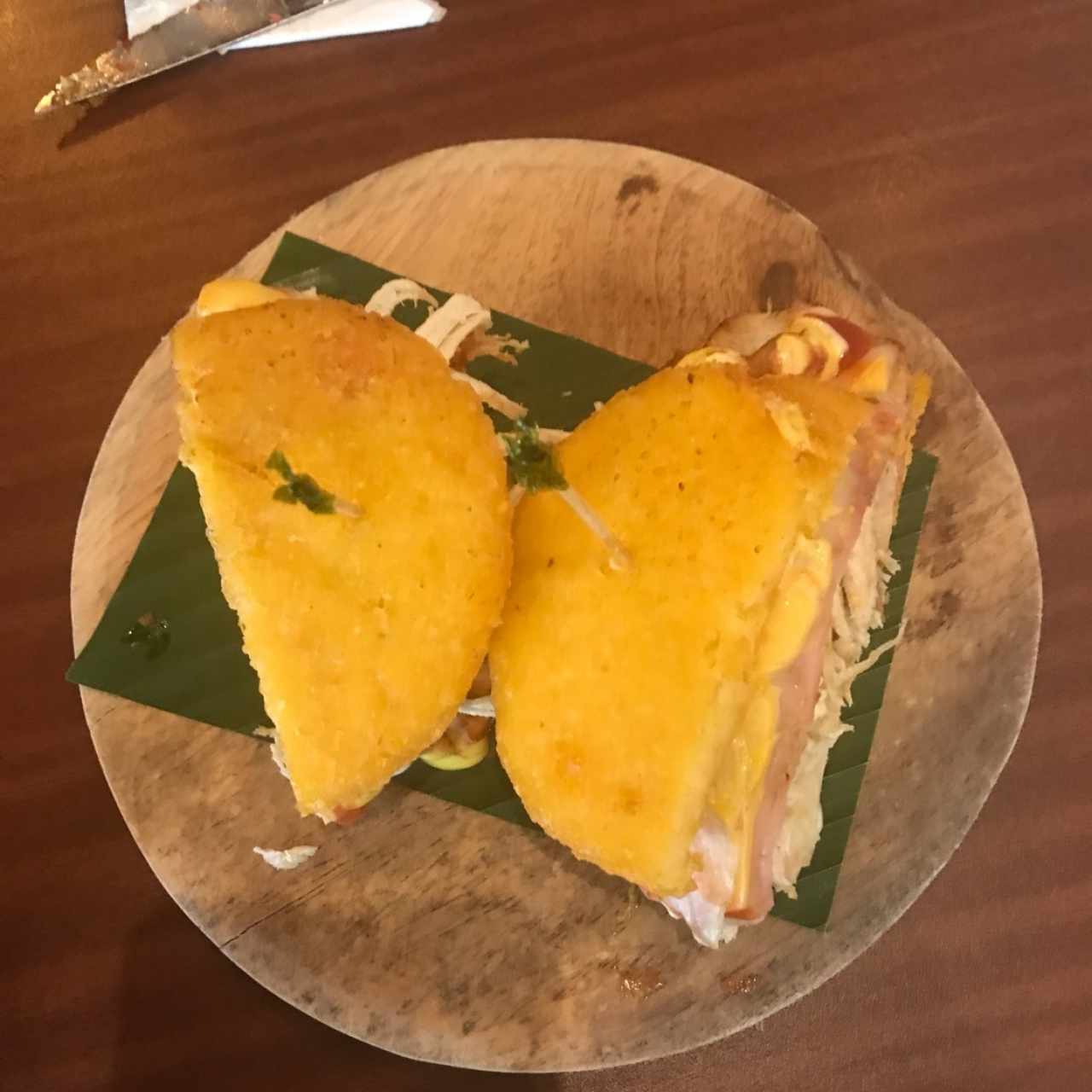 sandwich en tortilla