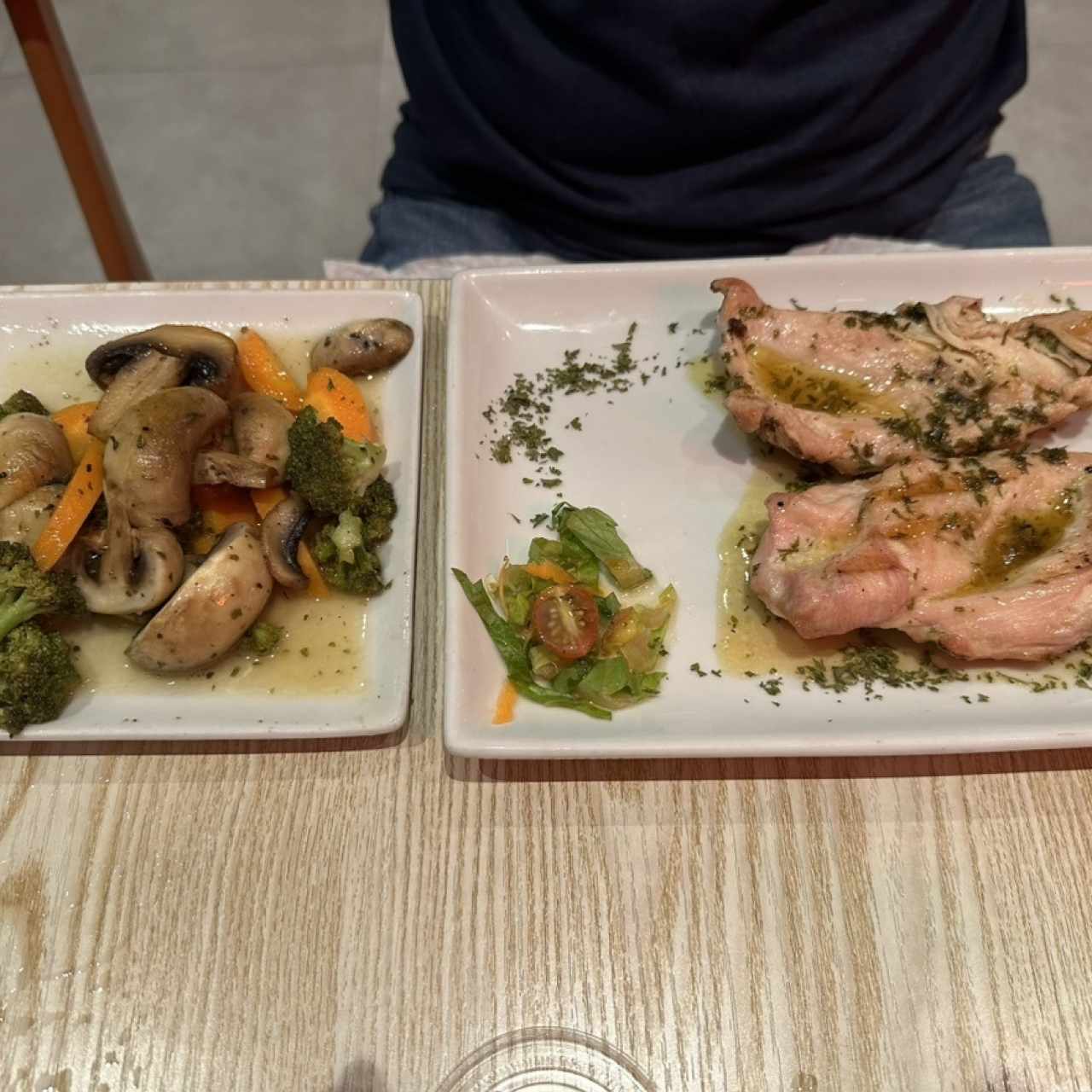 Pollo al limón con Vegetales 