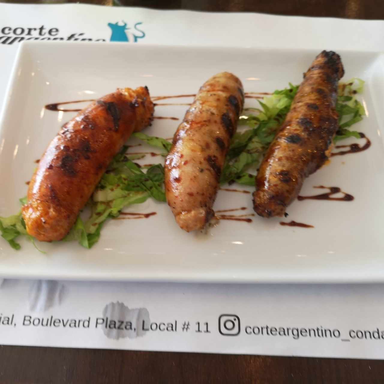 trio de chorizos