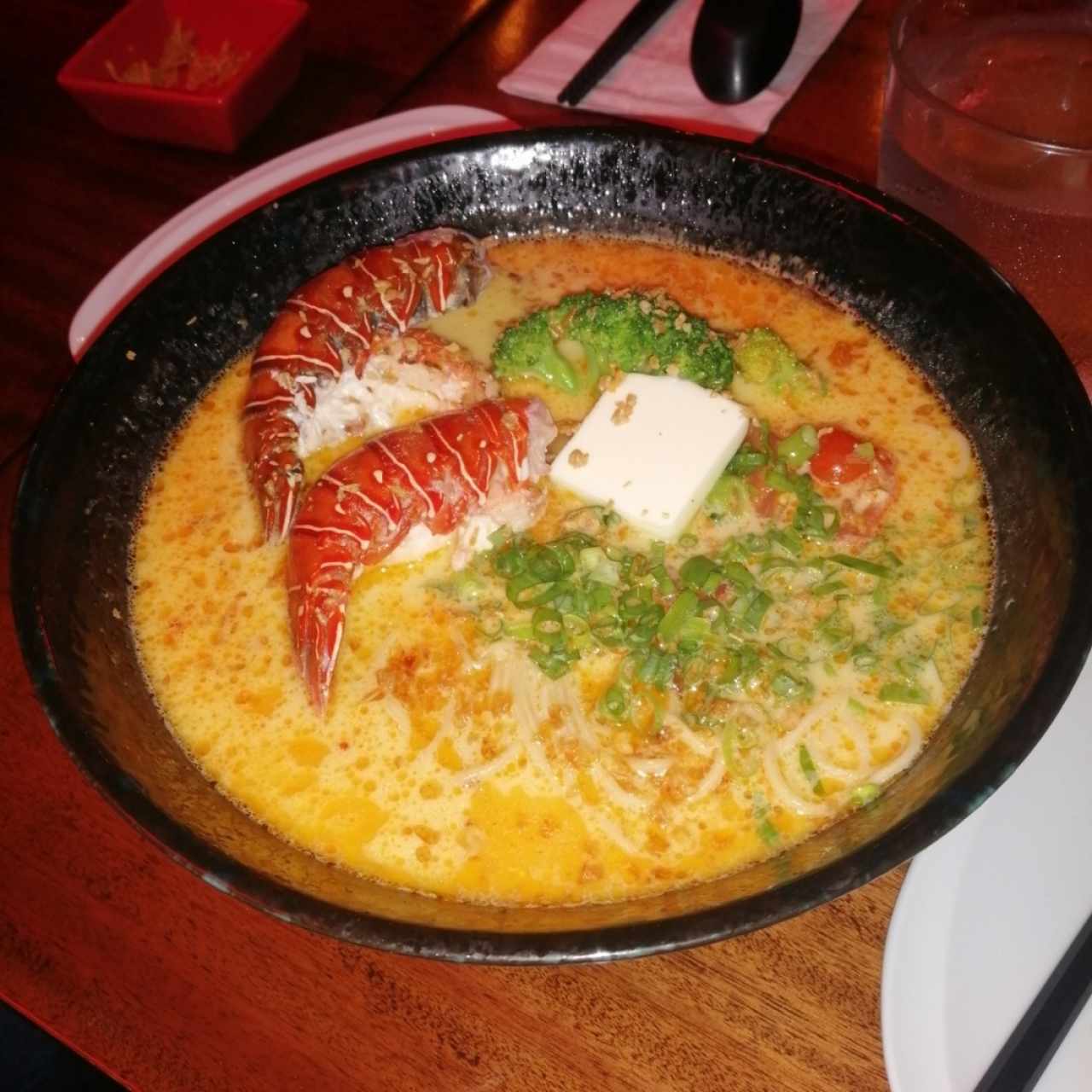 cheesy lobster ramen