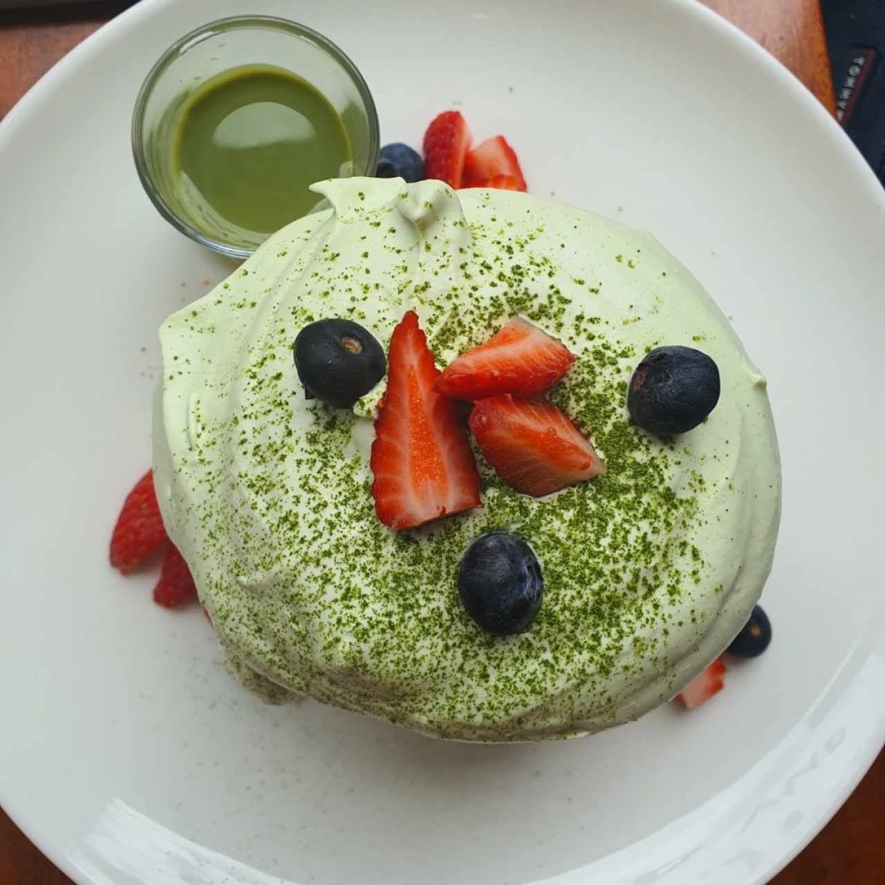 PANCAKES DULCES - FLUFFY MATCHA PANCAKES