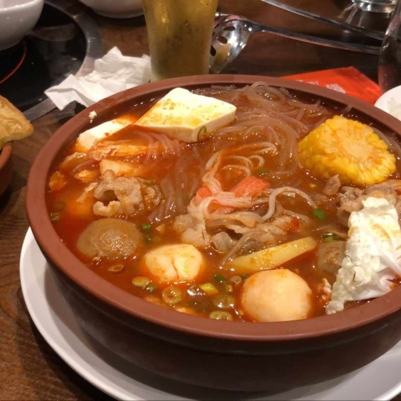 King Bowl de sopa con base de tomate 