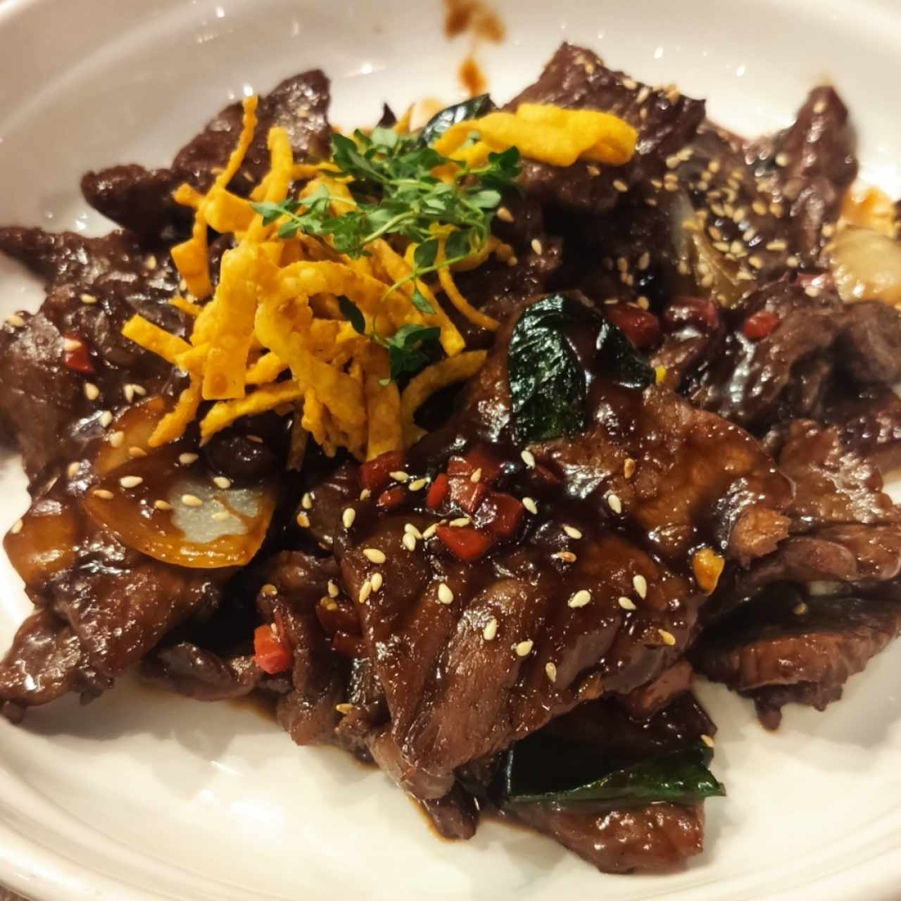 Platos Wok - Mongolian Beef