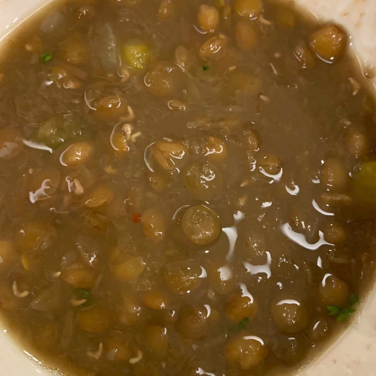 Sopa de lenteja 