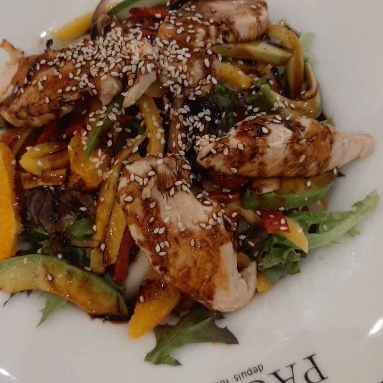 ensalada yakitori