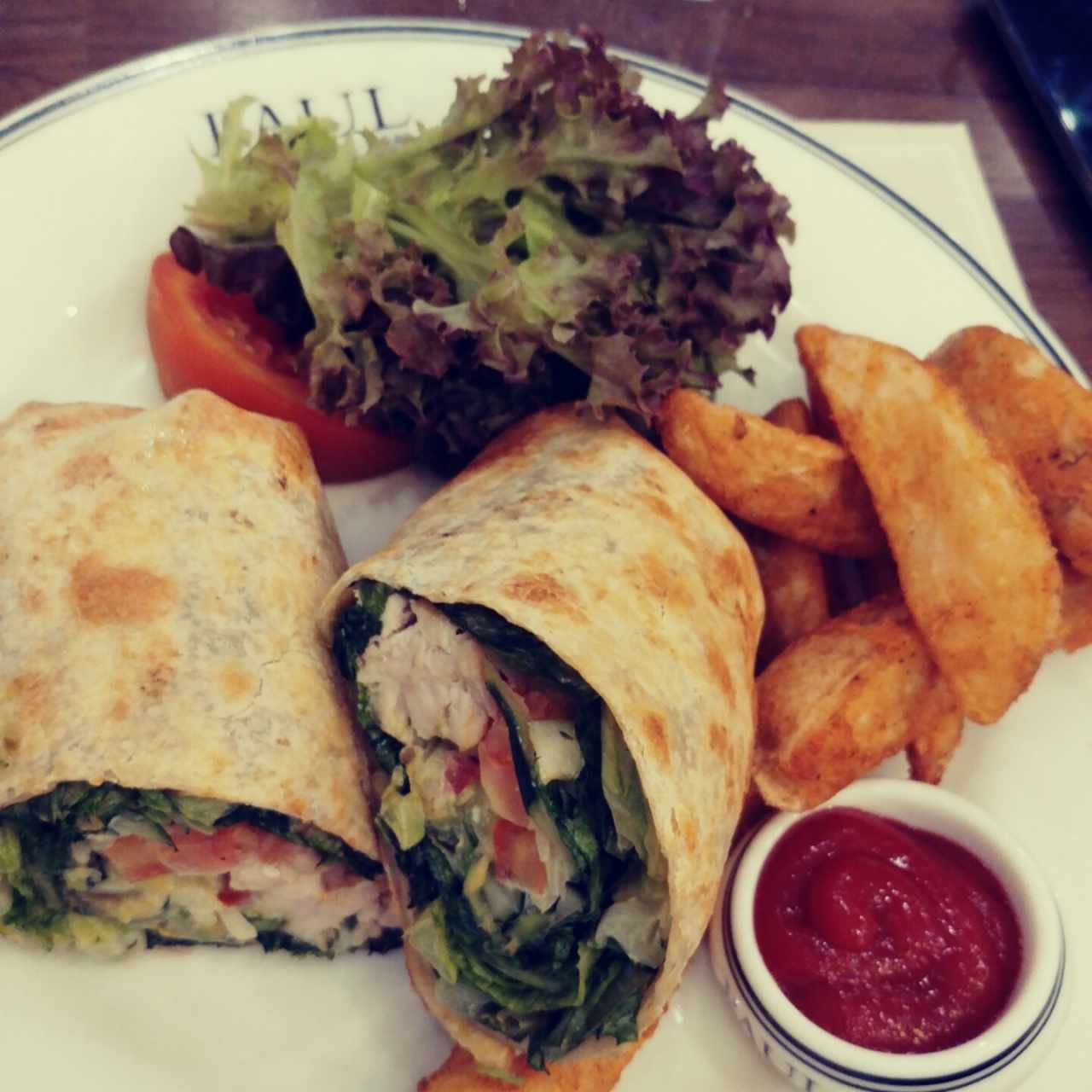 wrap au poulet