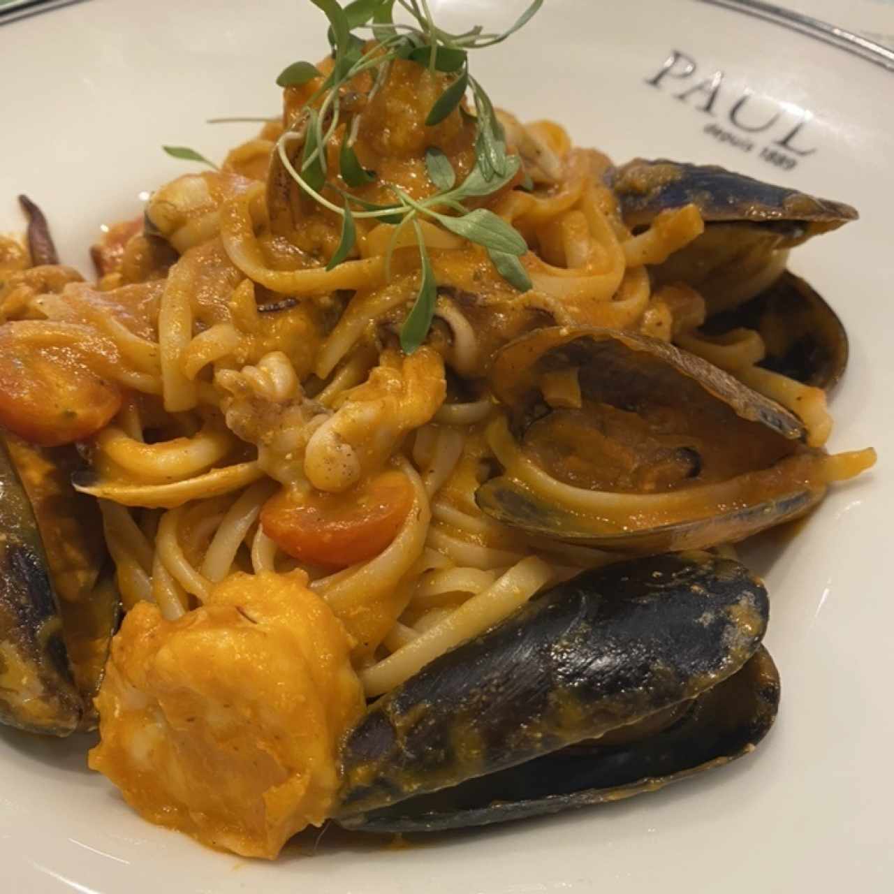 Pasta frutos del mar 