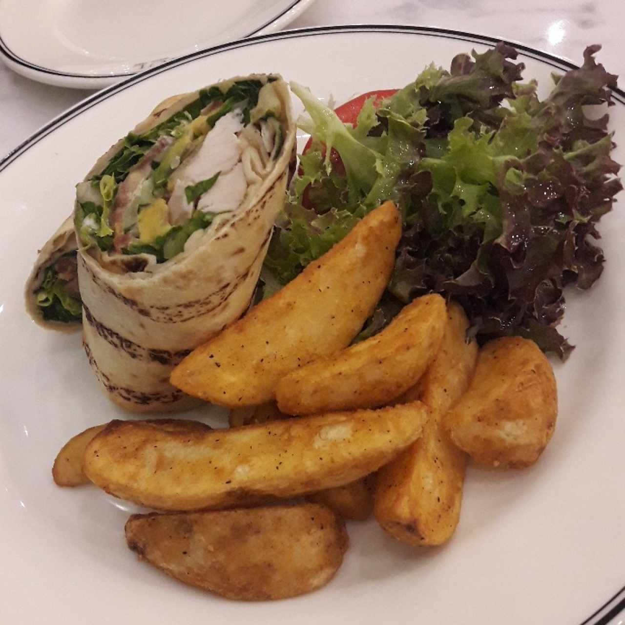 wrap de pollo