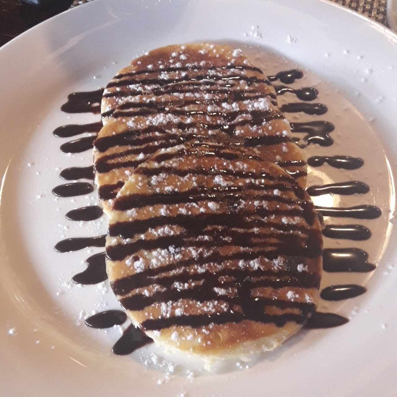 pancakes de chocolate