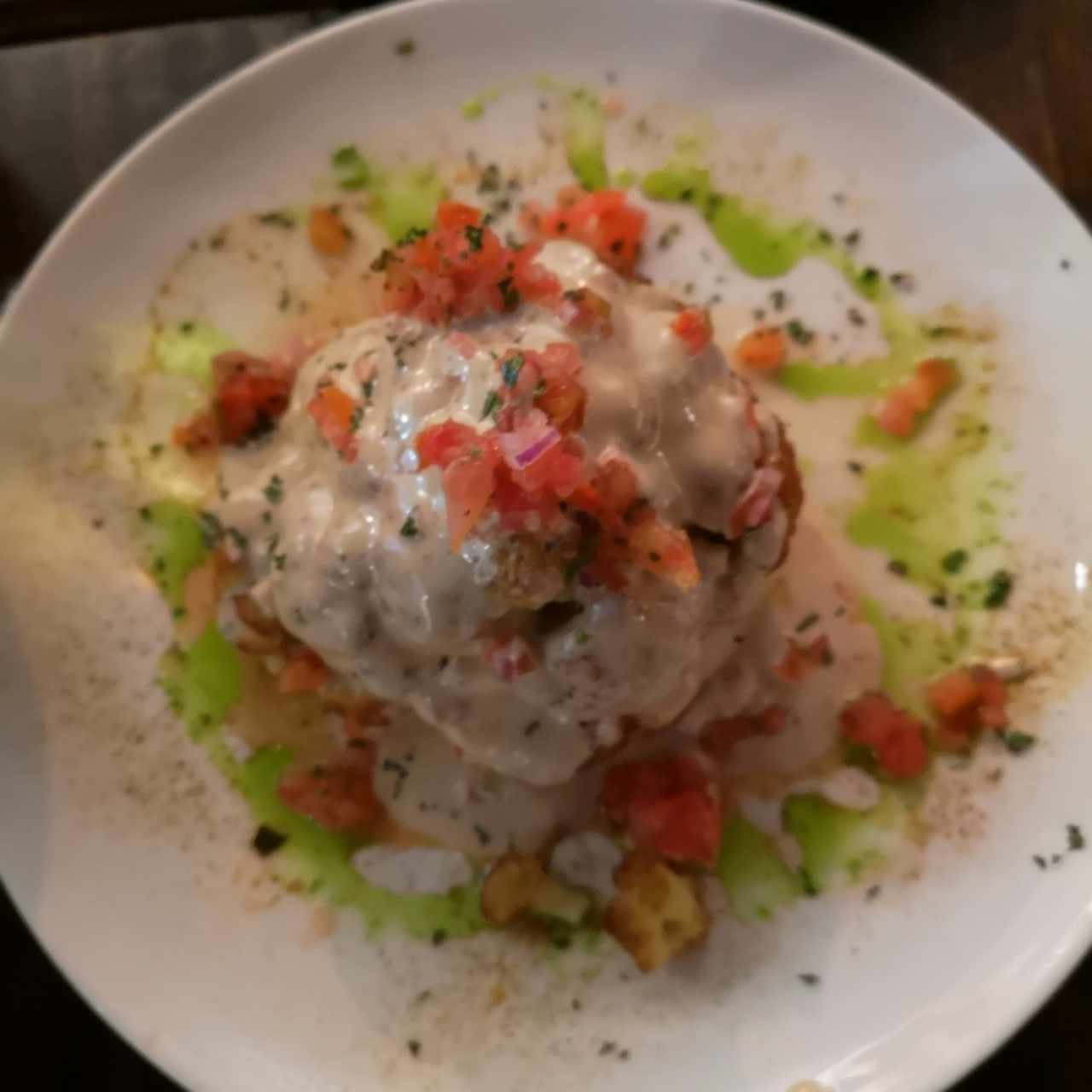 Coliflor Entero Asado en Horno de Leña