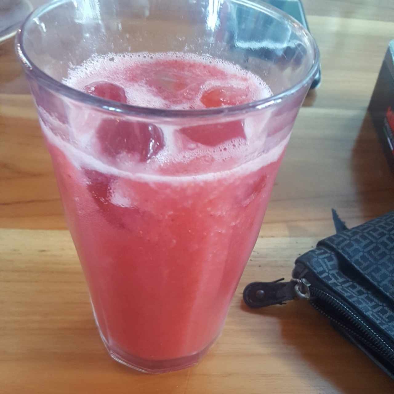 jugo de fresa