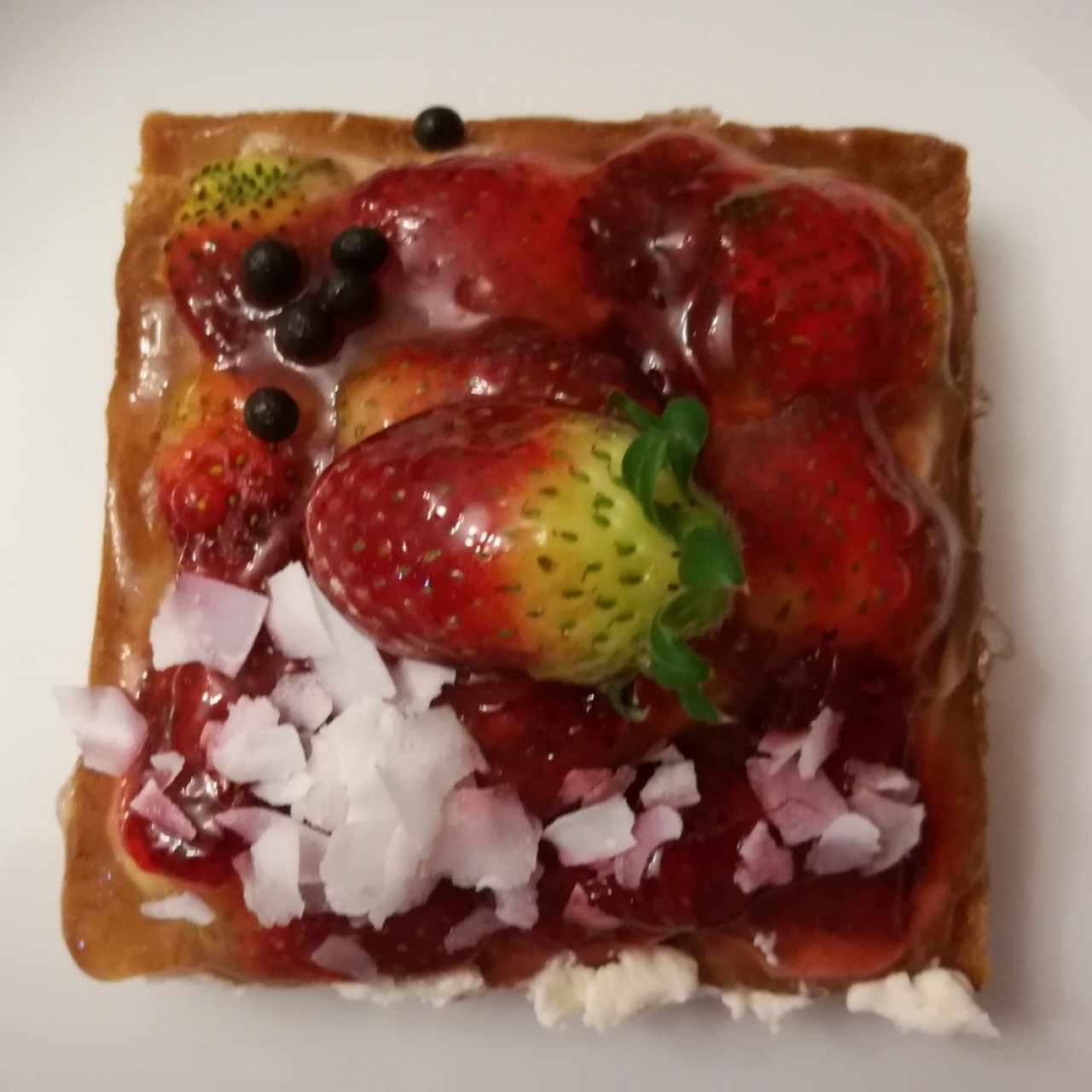 Tarteleta de fresas y crema pastelera