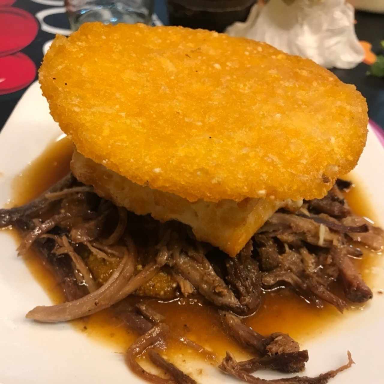 arepa agüita e sapo 