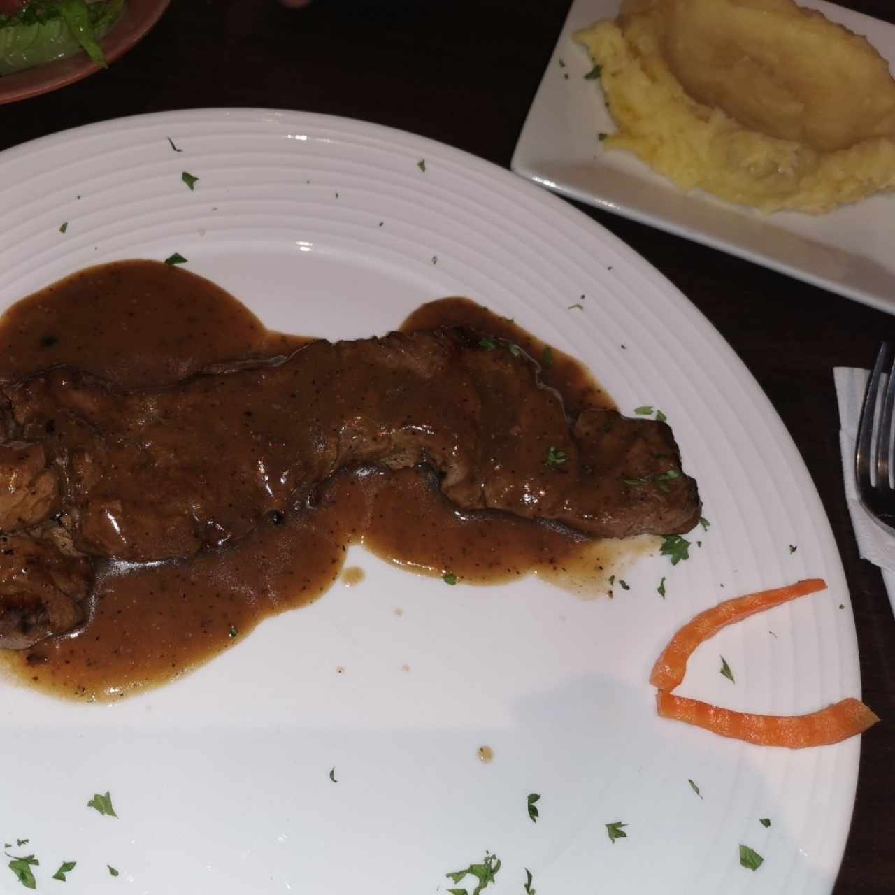 filete de res a la pimienta 