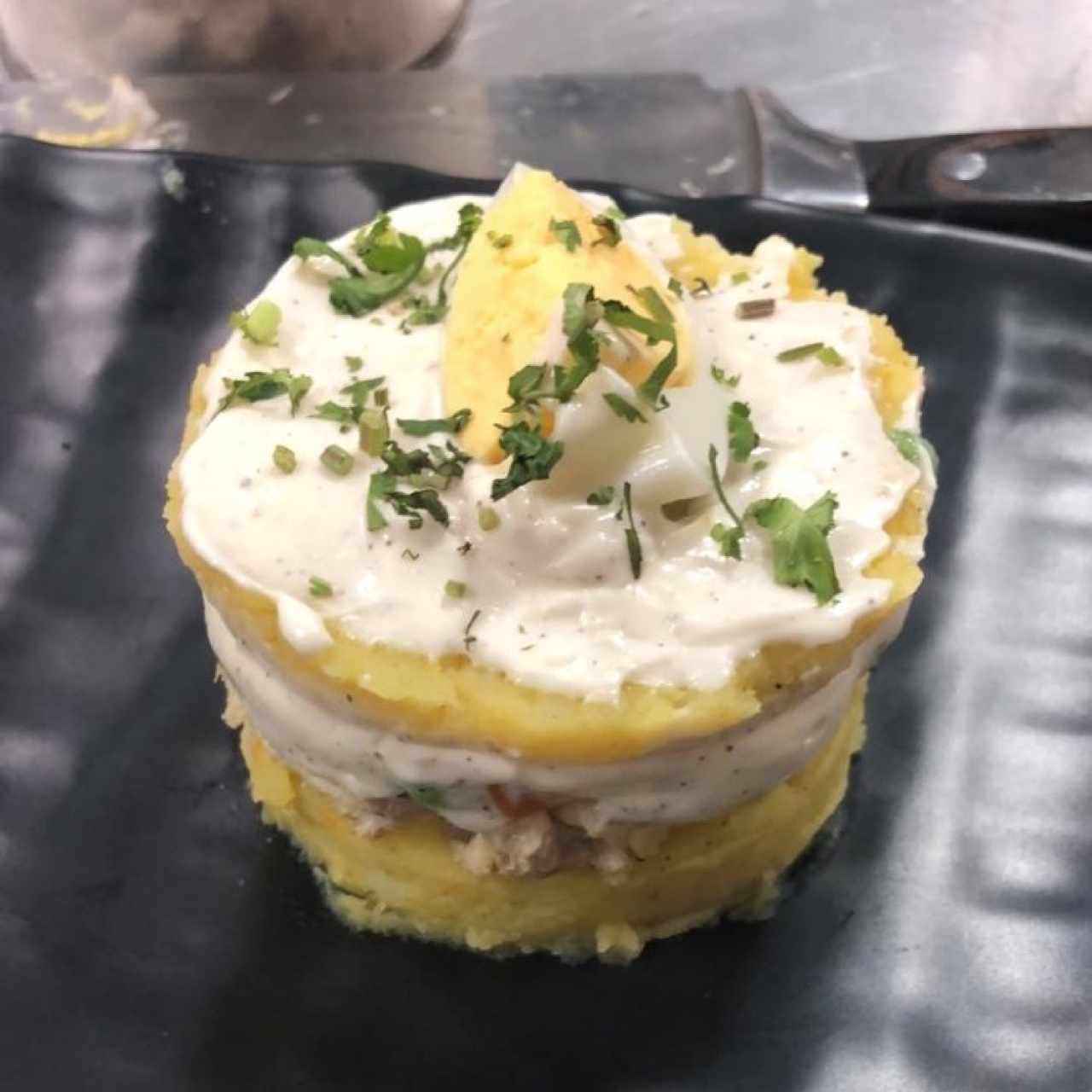 Causa de Camarones