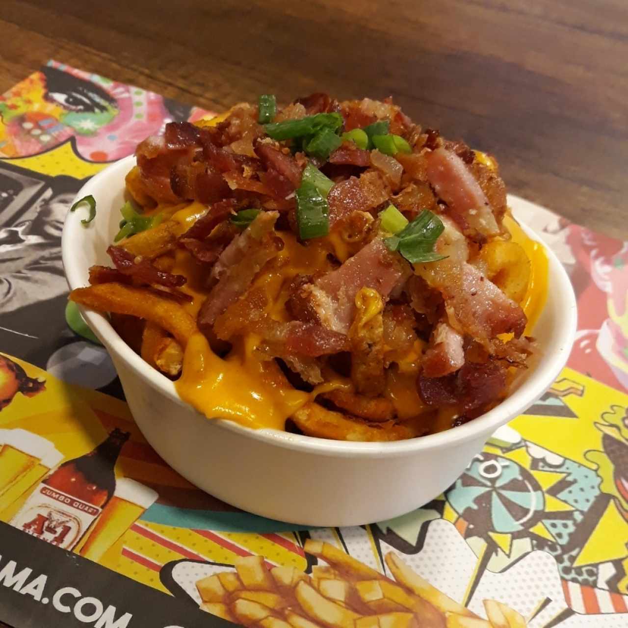 Bacon and cheese fries