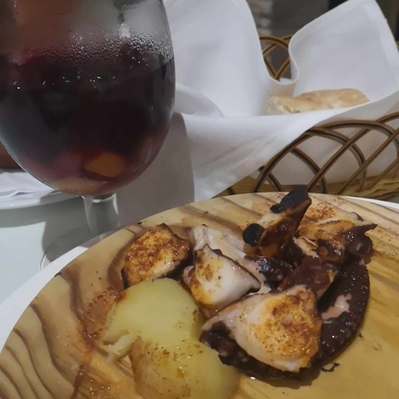 Tapa de pulpo a la gallega